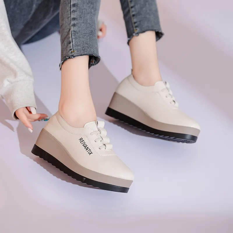 Reivanti Women's Casual Shoes Women's Beige-3