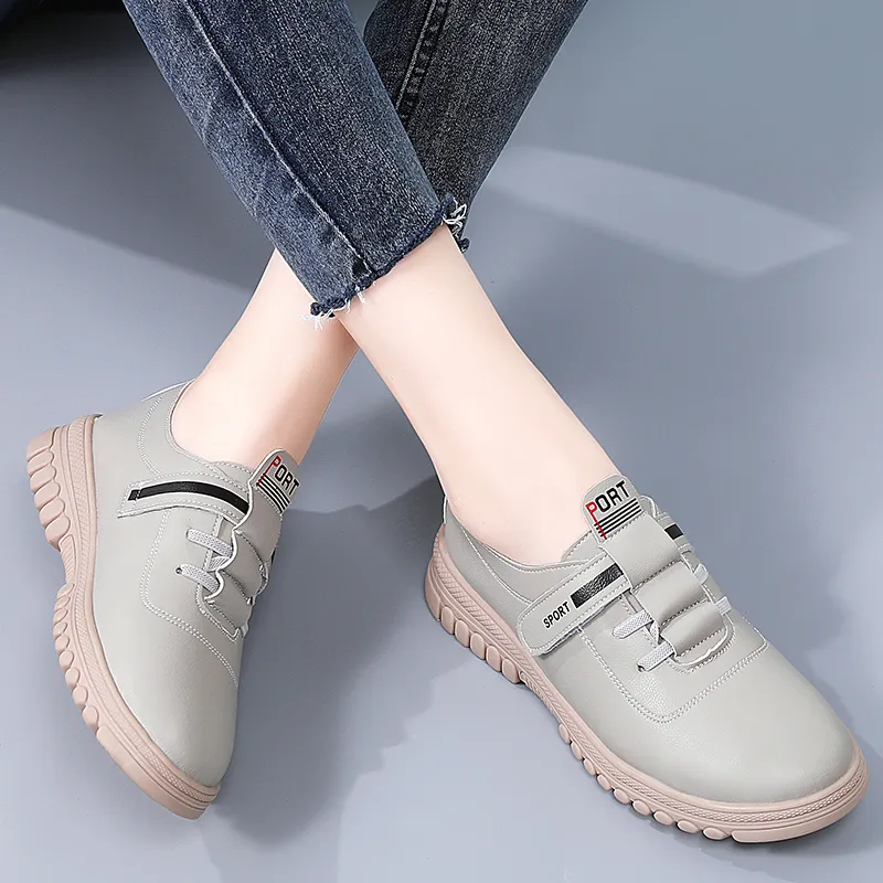 Reivanti Casual Single Shoes 3cm Women's Gray-4