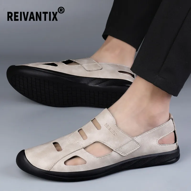 Reivanti Casual Shoes Men's Beige-4