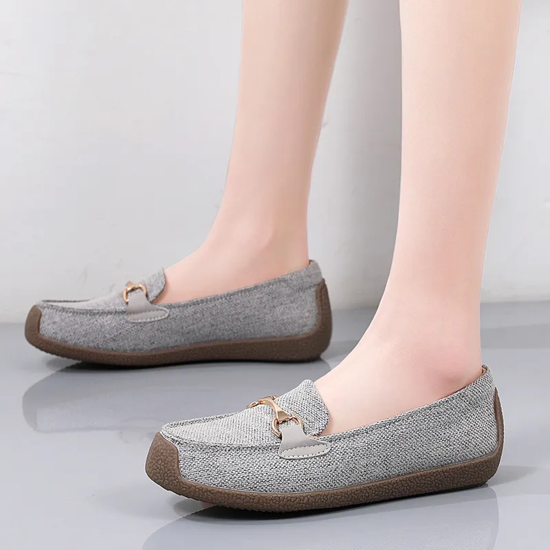 Reivanti Beanie Shoes Women's Gray-2