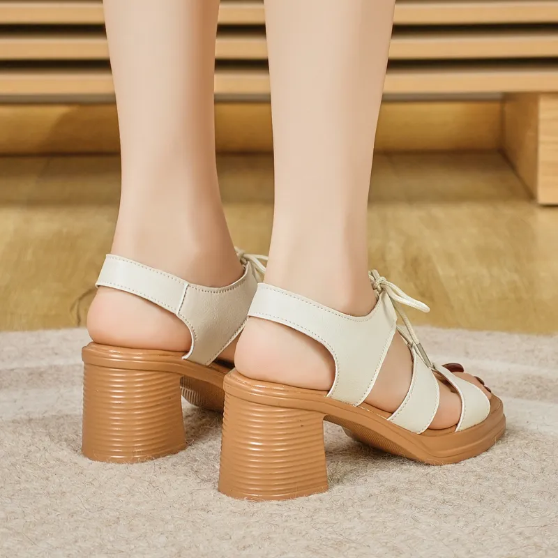 Reivanti Roman Sandals Women's Brown-3