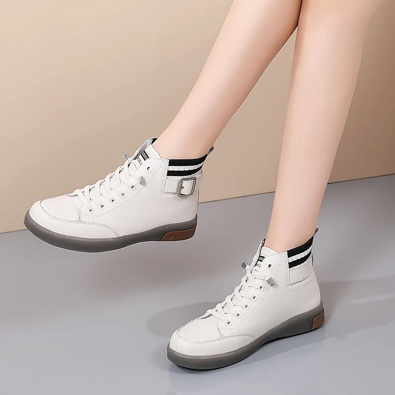 Reivanti Slip-Resistant Breathable High-Top Casual Shoes Women's-8