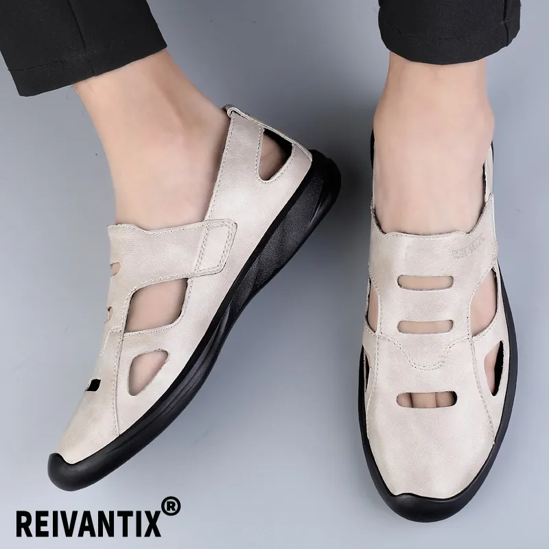 Reivanti Casual Shoes Men's Beige-2