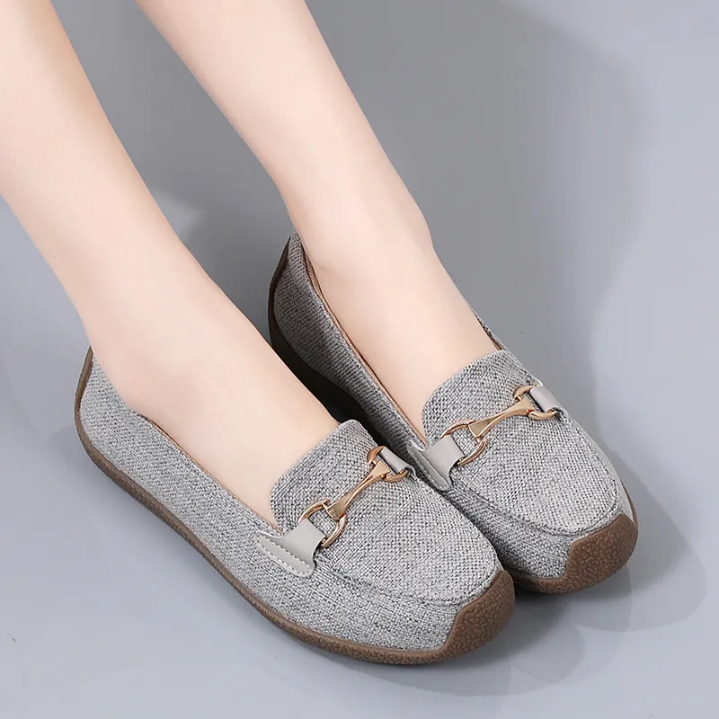 Reivanti Beanie Shoes Women's Gray-4