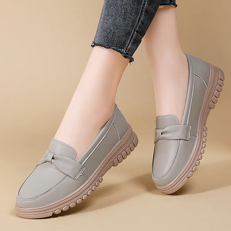 Reivanti Loafers 2.5cm Women's Gray-7