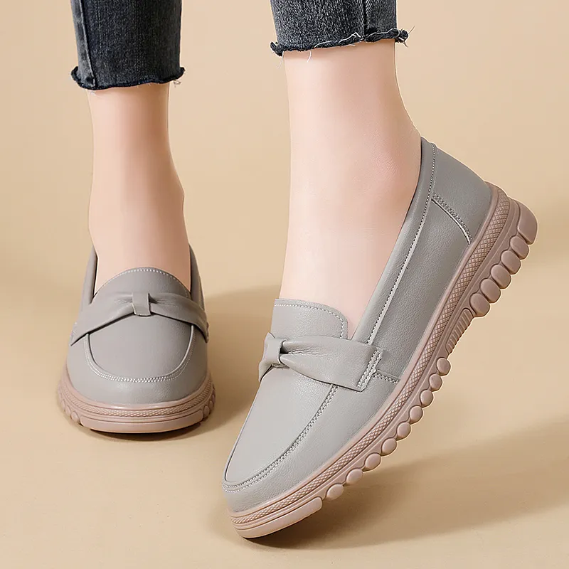 Reivanti Loafers 2.5cm Women's Gray-5