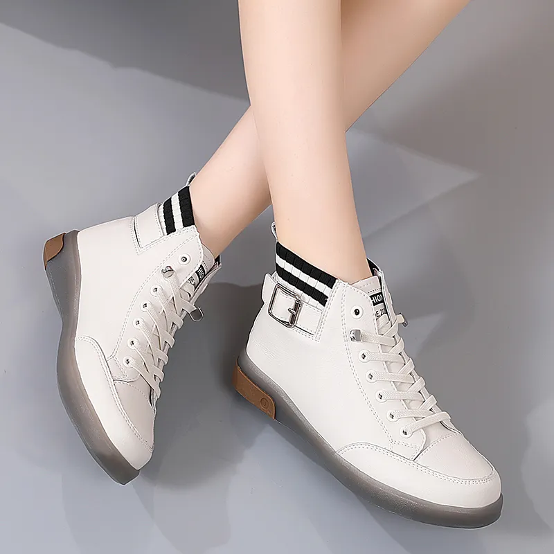 Reivanti Slip-Resistant Breathable High-Top Casual Shoes Women's-7