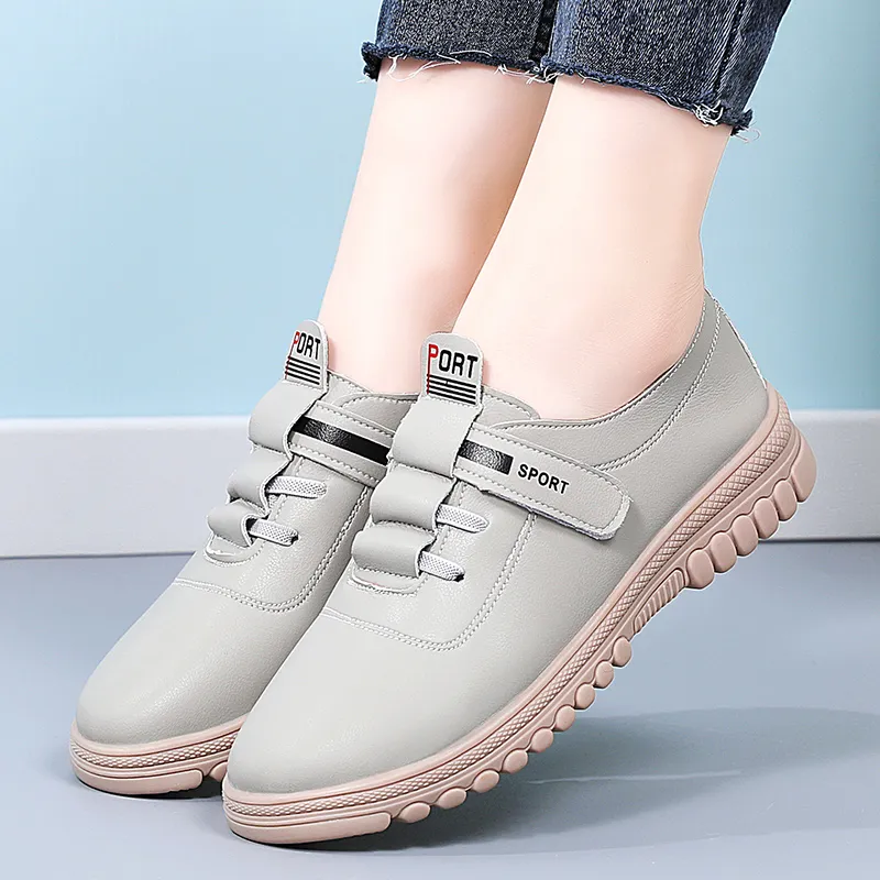 Reivanti Casual Single Shoes 3cm Women's Gray-2