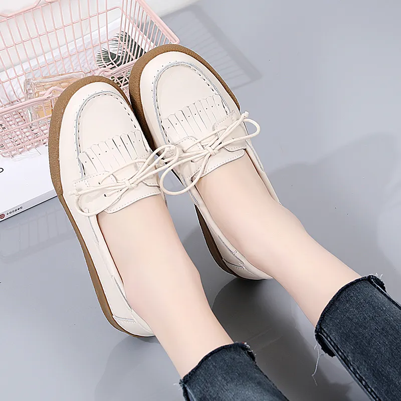 Reivanti Casual Single Shoes 2.5cm Women's Beige-2
