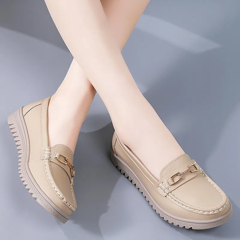 Reivanti Loafers Women's Apricot-4