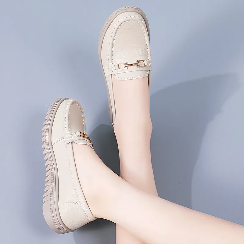 Reivanti Beanie Shoes Women's Beige-6
