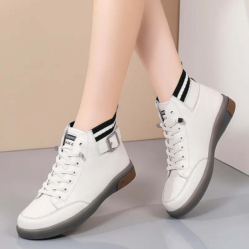 Reivanti Slip-Resistant Breathable High-Top Casual Shoes Women's-6