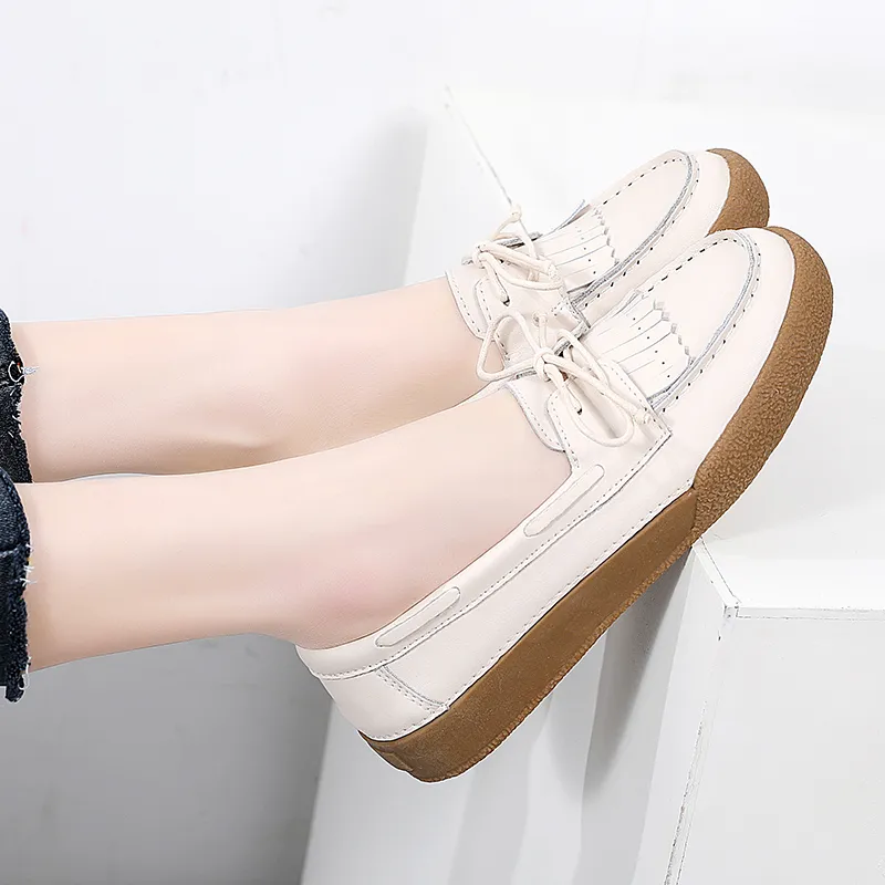 Reivanti Casual Single Shoes 2.5cm Women's Beige-3
