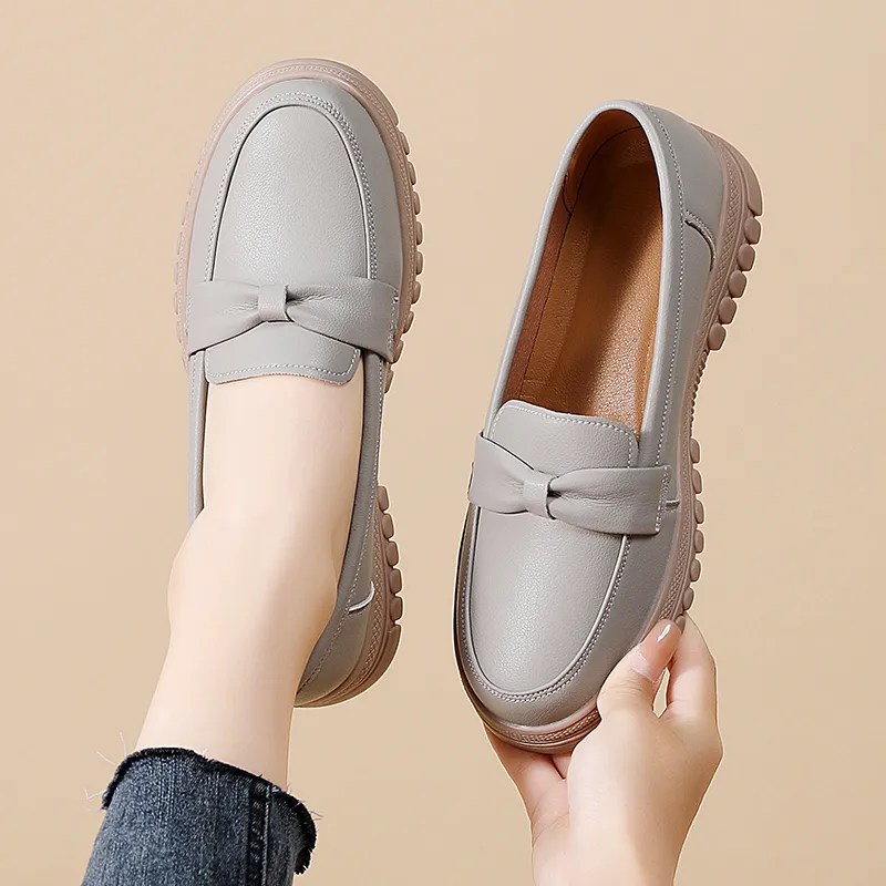Reivanti Loafers 2.5cm Women's Gray-1