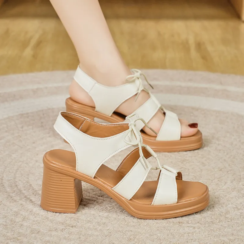 Reivanti Roman Sandals Women's Brown-1