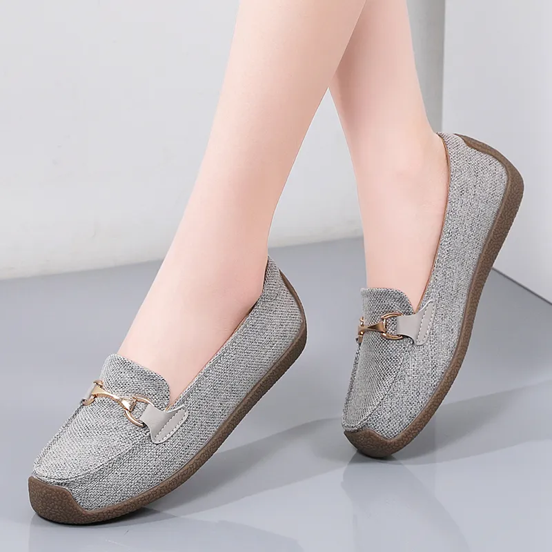 Reivanti Beanie Shoes Women's Gray-3