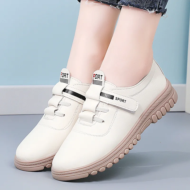 Reivanti Casual Single Shoes 3cm Women's Beige-2