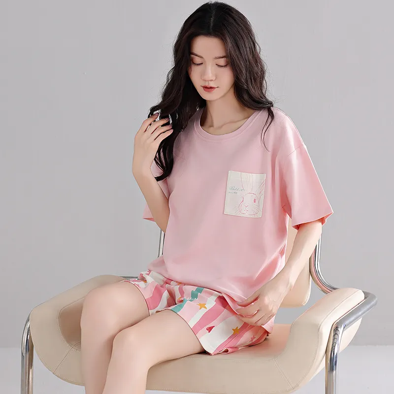 Shivs Pajama Set Women's Light Pink-3