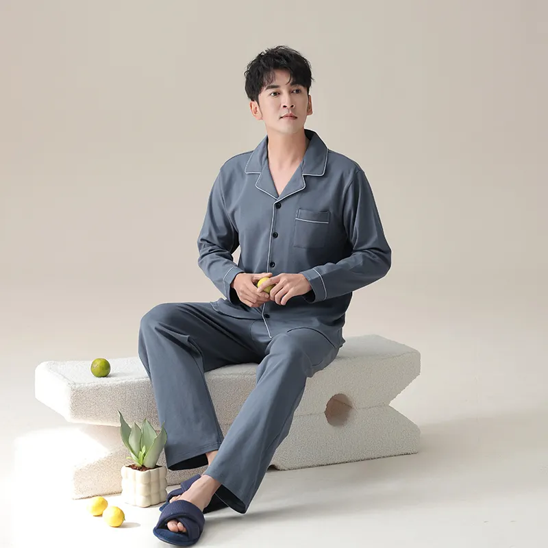 Shivs Pajama Set Men's Asphalt Gray-5
