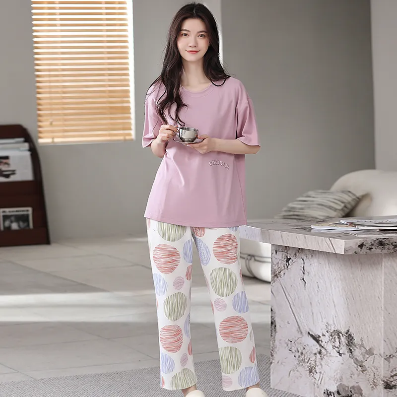 Shivs Pajama Set Women's Light Pink-4