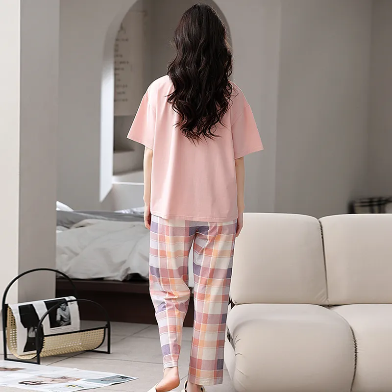 Shivs Pajama Set Women's Shrimp Pink-5