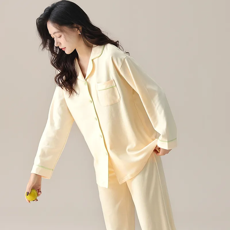 Shivs Pajama Set Women's Beige Apricot-5