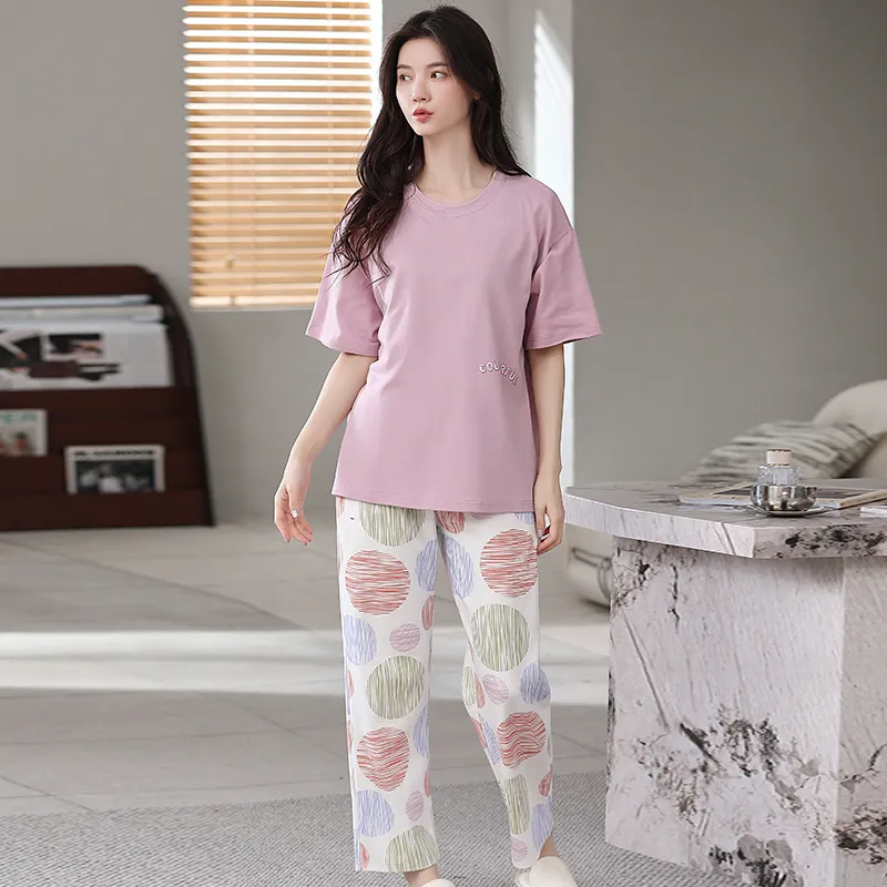 Shivs Pajama Set Women's Light Pink-1