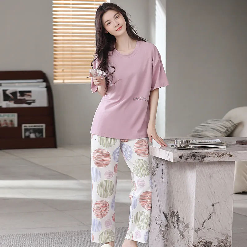 Shivs Pajama Set Women's Light Pink-2