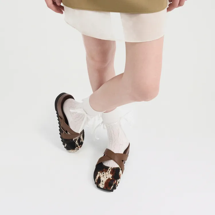 Lost In Echo Slip Resistant Wrap toe Slippers Women's-16