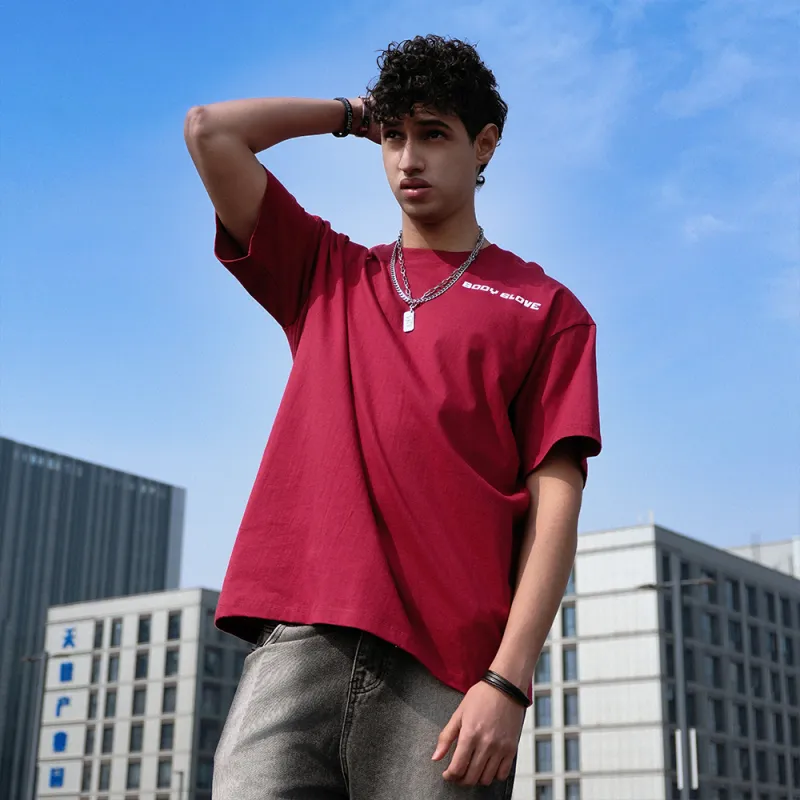 BODY GLOVE Drop Shoulder Sleeve T Shirt Unisex-18