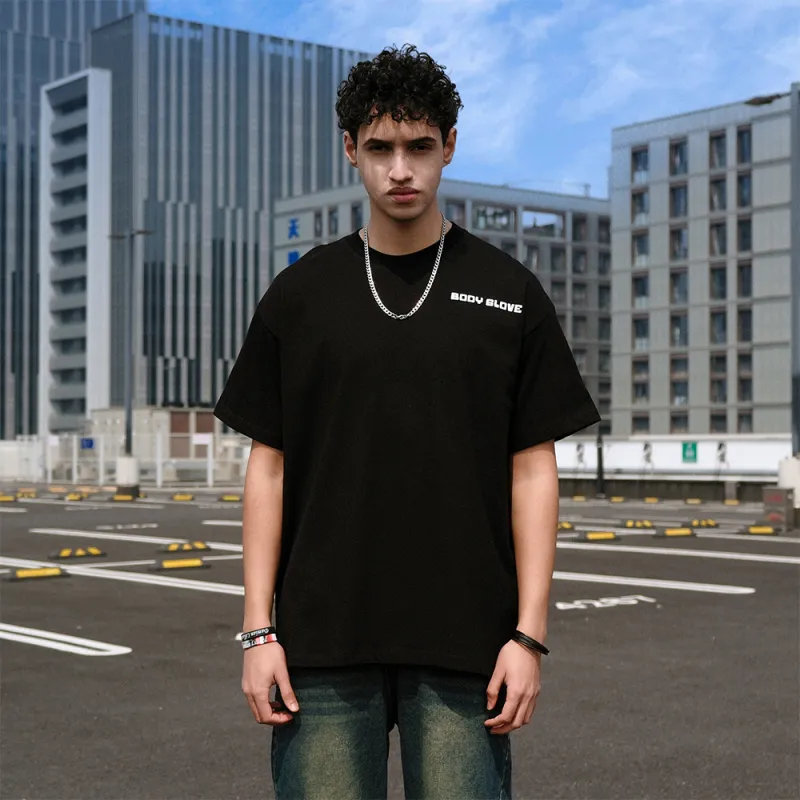 BODY GLOVE Drop Shoulder Sleeve T Shirt Unisex-10