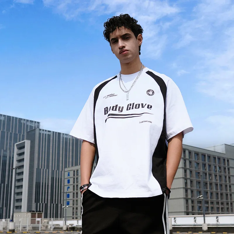 BODY GLOVE Drop Shoulder Sleeve T Shirt Unisex-5
