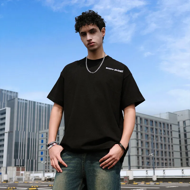 BODY GLOVE Drop Shoulder Sleeve T Shirt Unisex-11