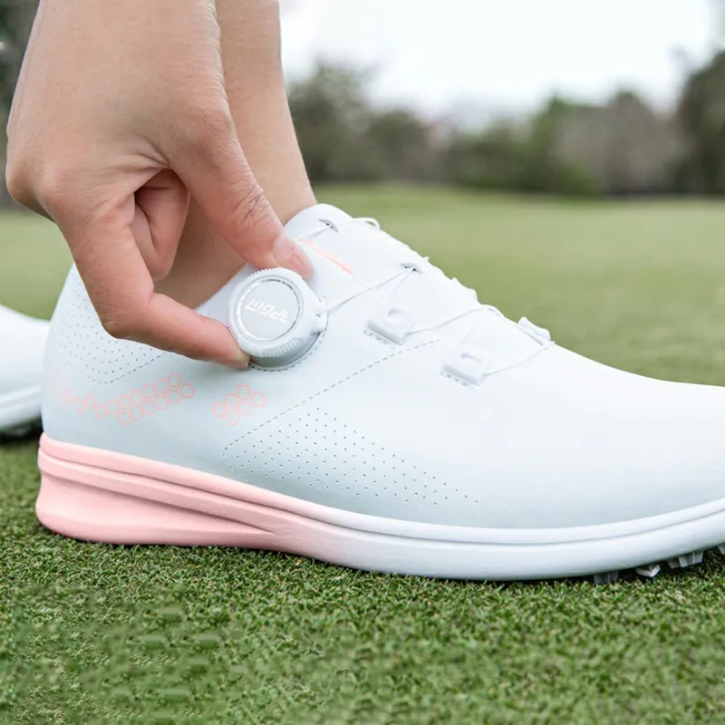 PGM Golf Shoes Women's Low Top White-4