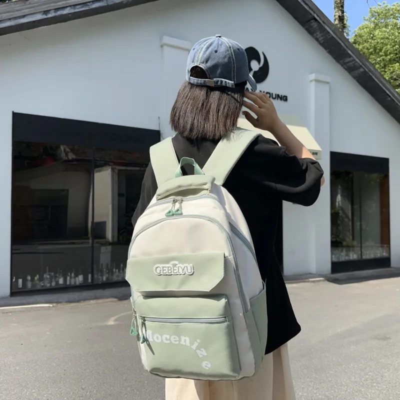 KAKAXI Nylon Backpacks Unisex Multicolor-5