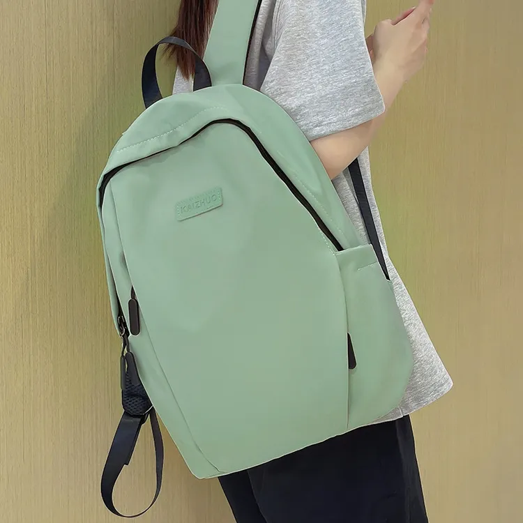 KAKAXI Nylon Backpack Unisex White & Green/Green/Black-5