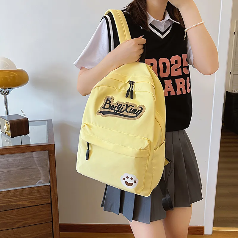 KAKAXI Fabric Backpack Unisex Multicolor-2