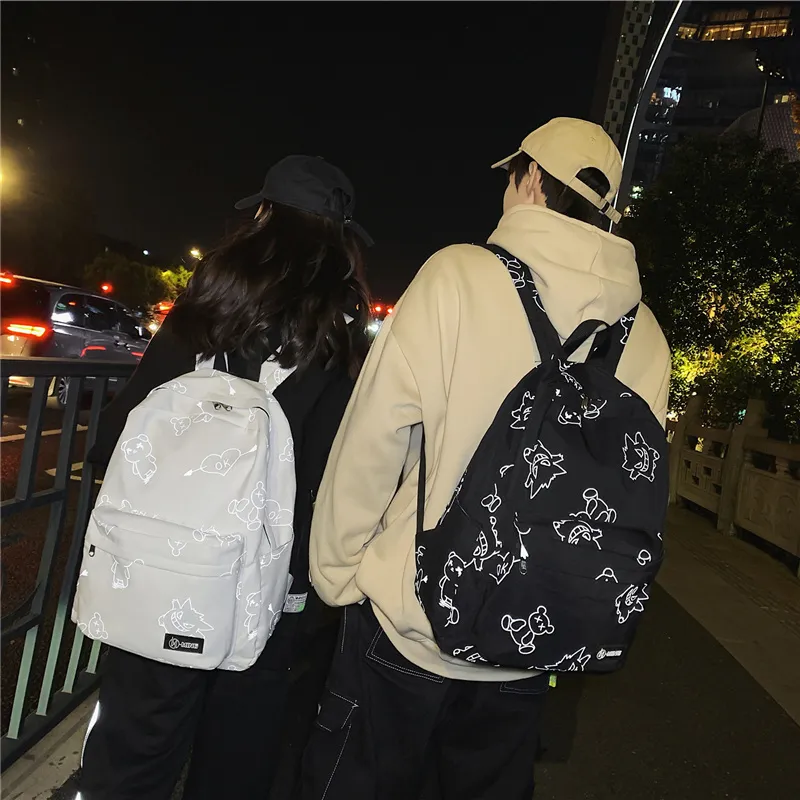 KAKAXI Nylon Backpack Regular Unisex Multicolor-7