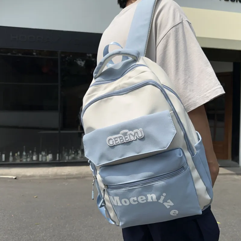 KAKAXI Nylon Backpacks Unisex Multicolor-10