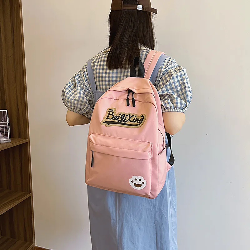 KAKAXI Fabric Backpack Unisex Multicolor-16