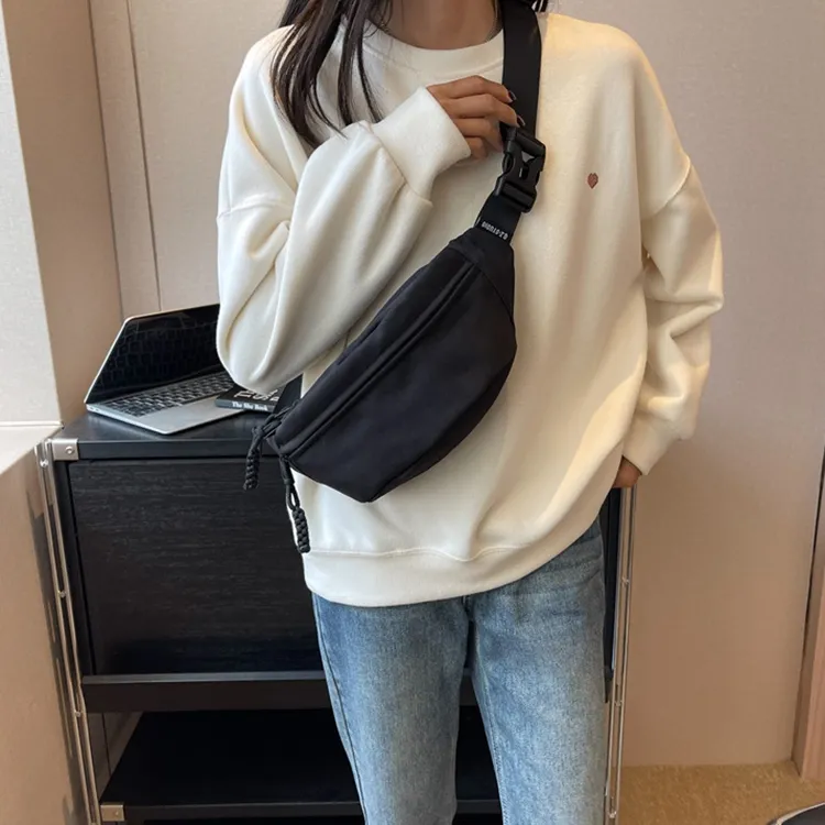 CMLZIUA Canvas Bag Cell Phone Fanny Pack Sling Bag Shoulder Bag Crossbody Bag Regular Unisex Multicolor-16