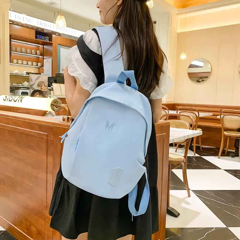 KAKAXI Nylon Backpack Women's Black/Purple/Yellow/Blue/Pink-9