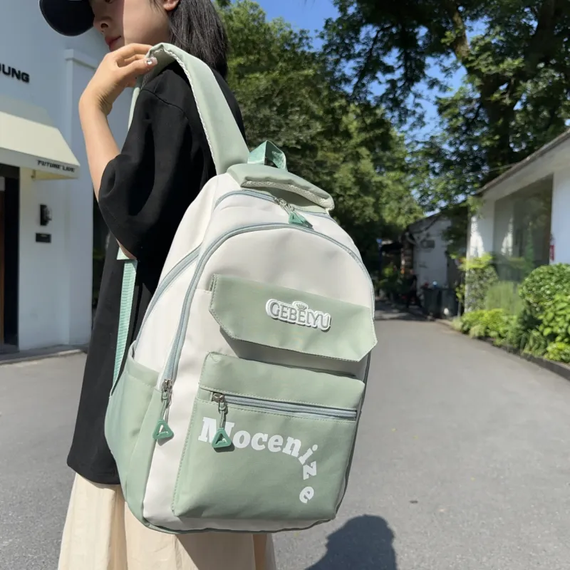 KAKAXI Nylon Backpacks Unisex Multicolor-6