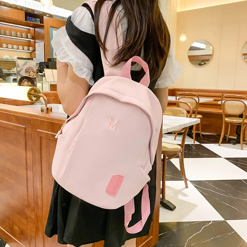 KAKAXI Nylon Backpack Women's Black/Purple/Yellow/Blue/Pink-14