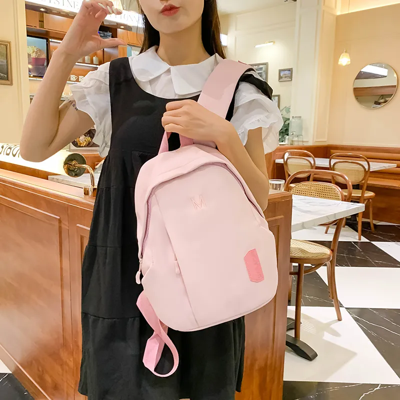 KAKAXI Nylon Backpack Women's Black/Purple/Yellow/Blue/Pink-13