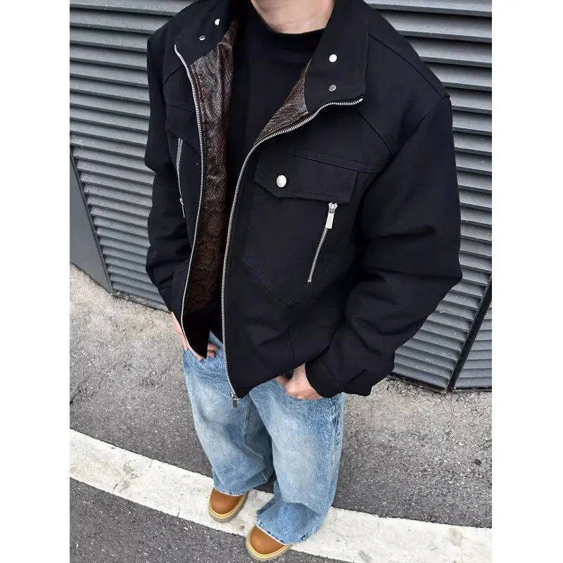Cotton Jackets Men-5