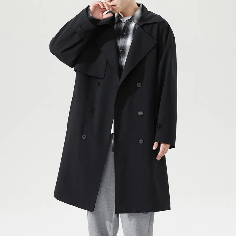 Cotton Trench Coats Unisex-2