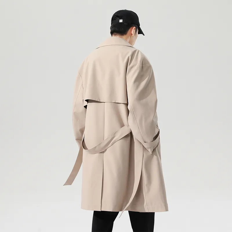 Cotton Trench Coats Unisex-6
