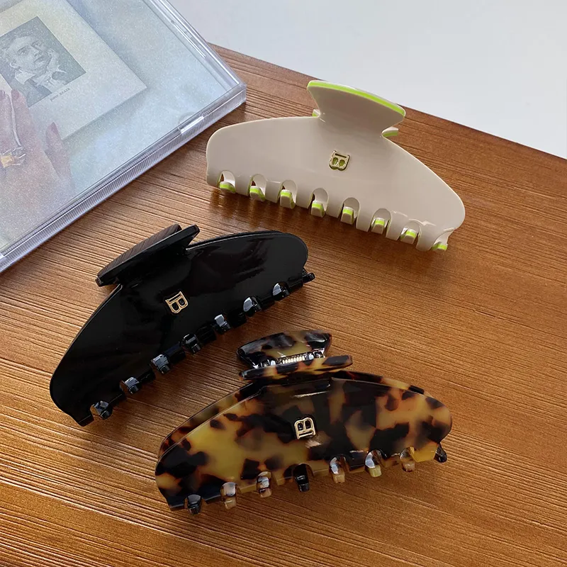Specialoutlook Acrylic Hair Clips Women's-7