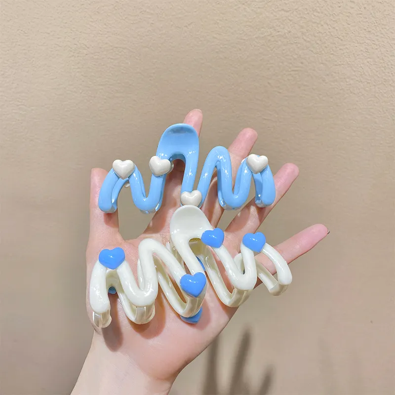 Specialoutlook Acrylic Hair Clips Women's-5